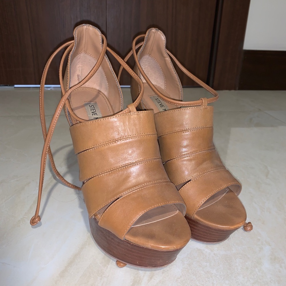Steve madden brown heels
